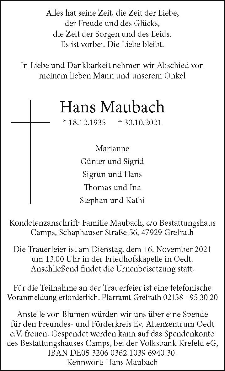 Hans Maubach