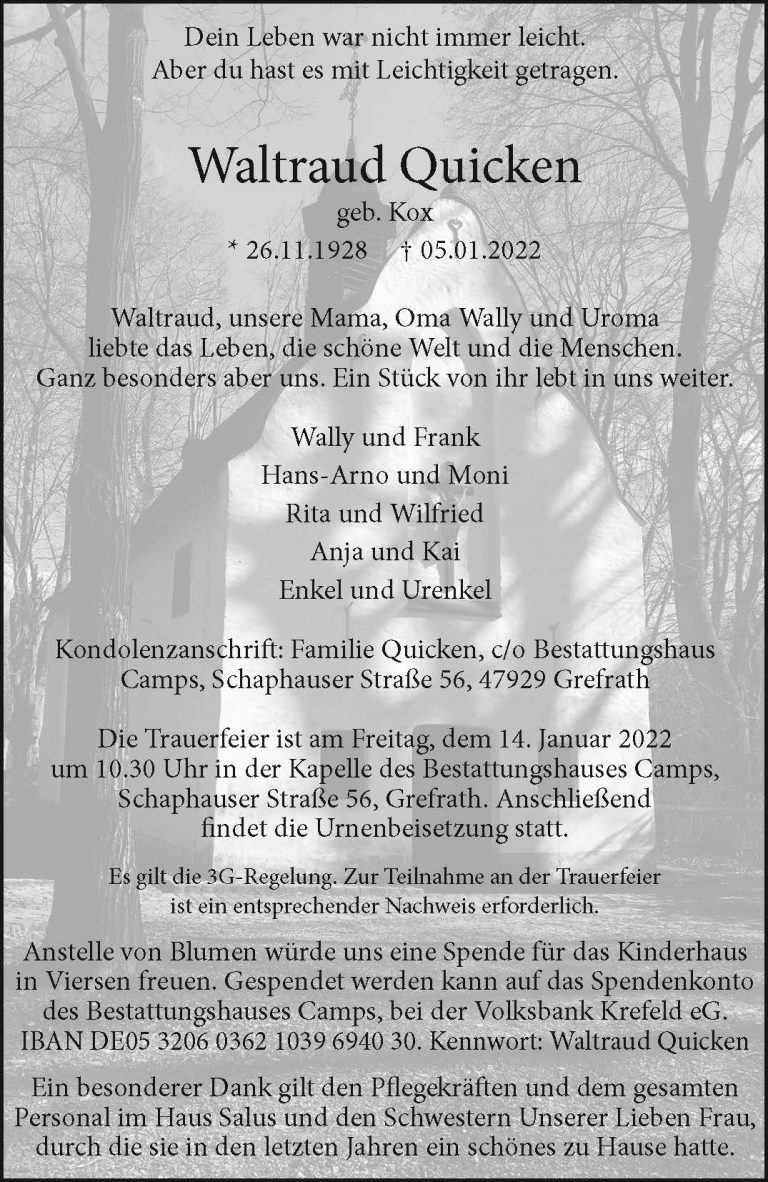 Waltraud Quicken