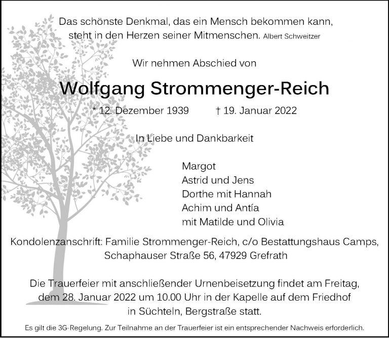 Wolfgang Strommenger-Reich