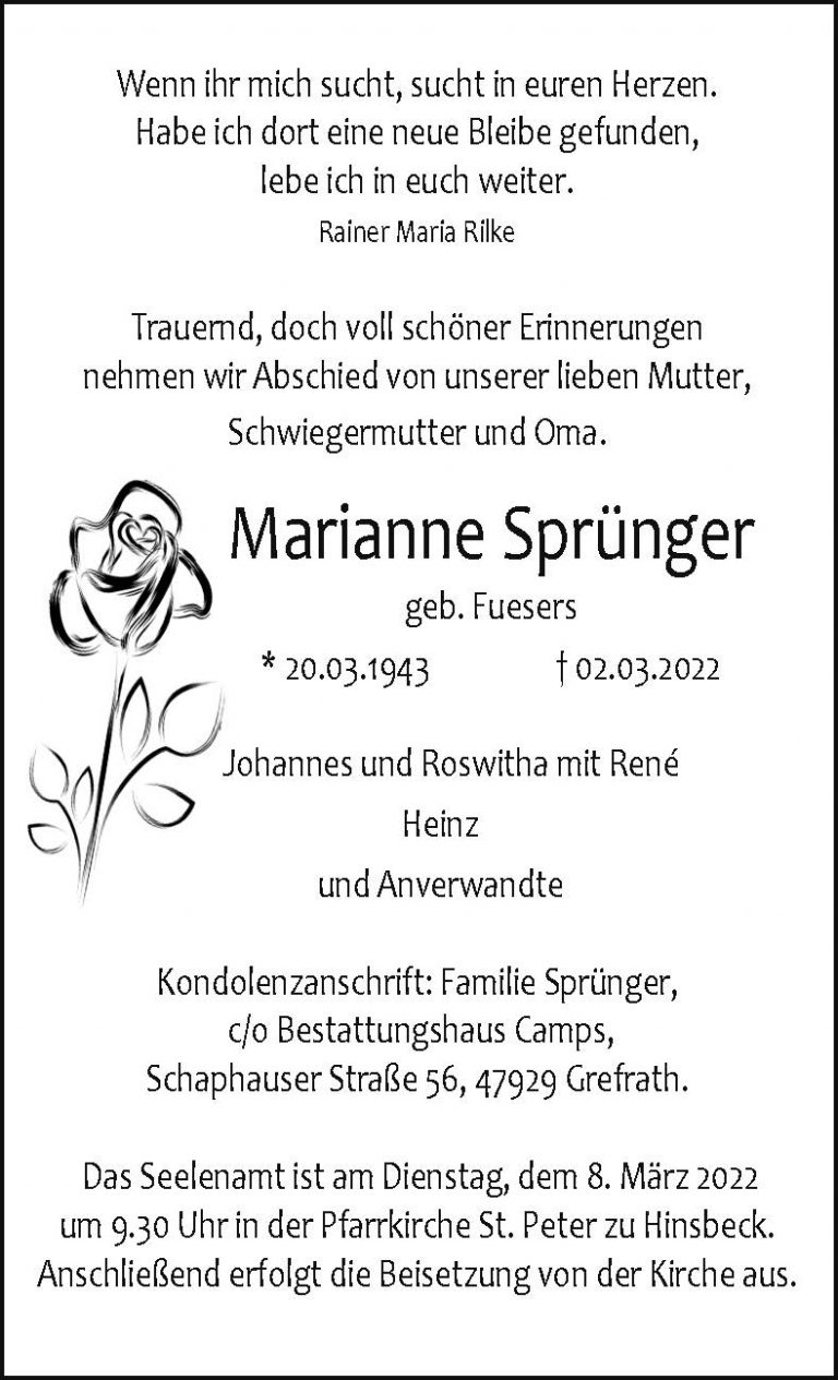 Marianne Sprünger