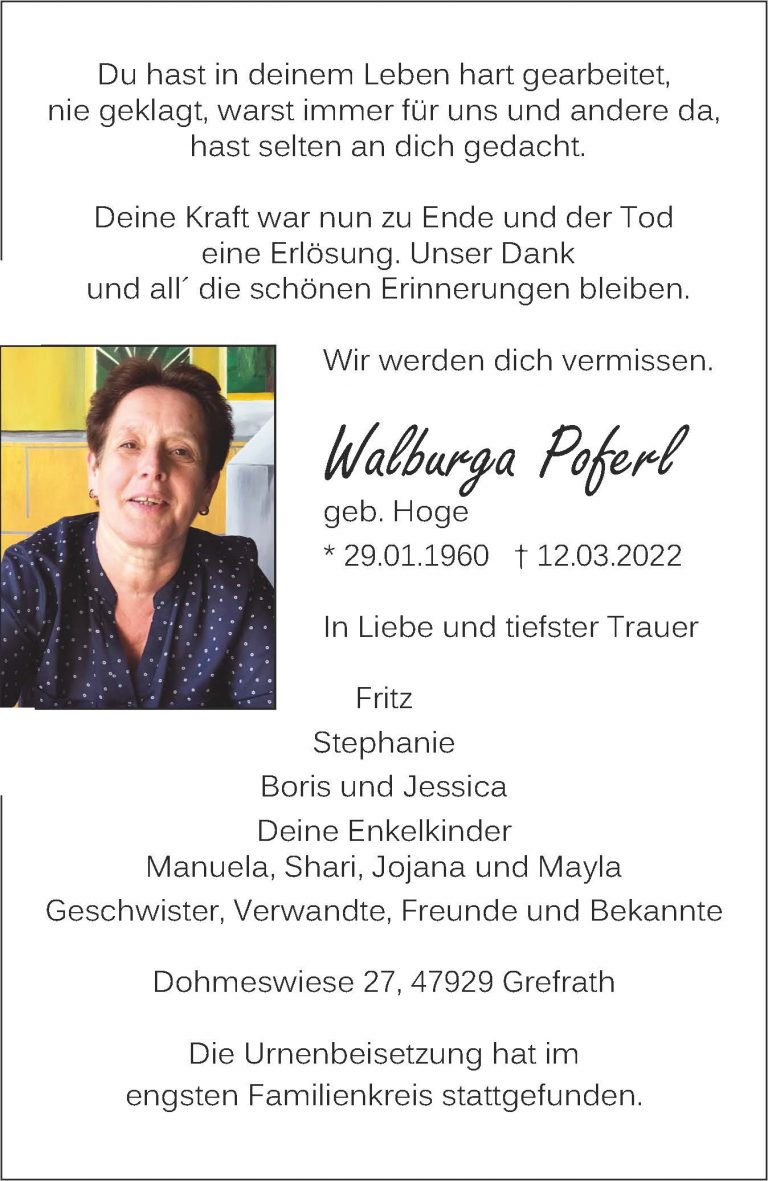 Walburga Poferl