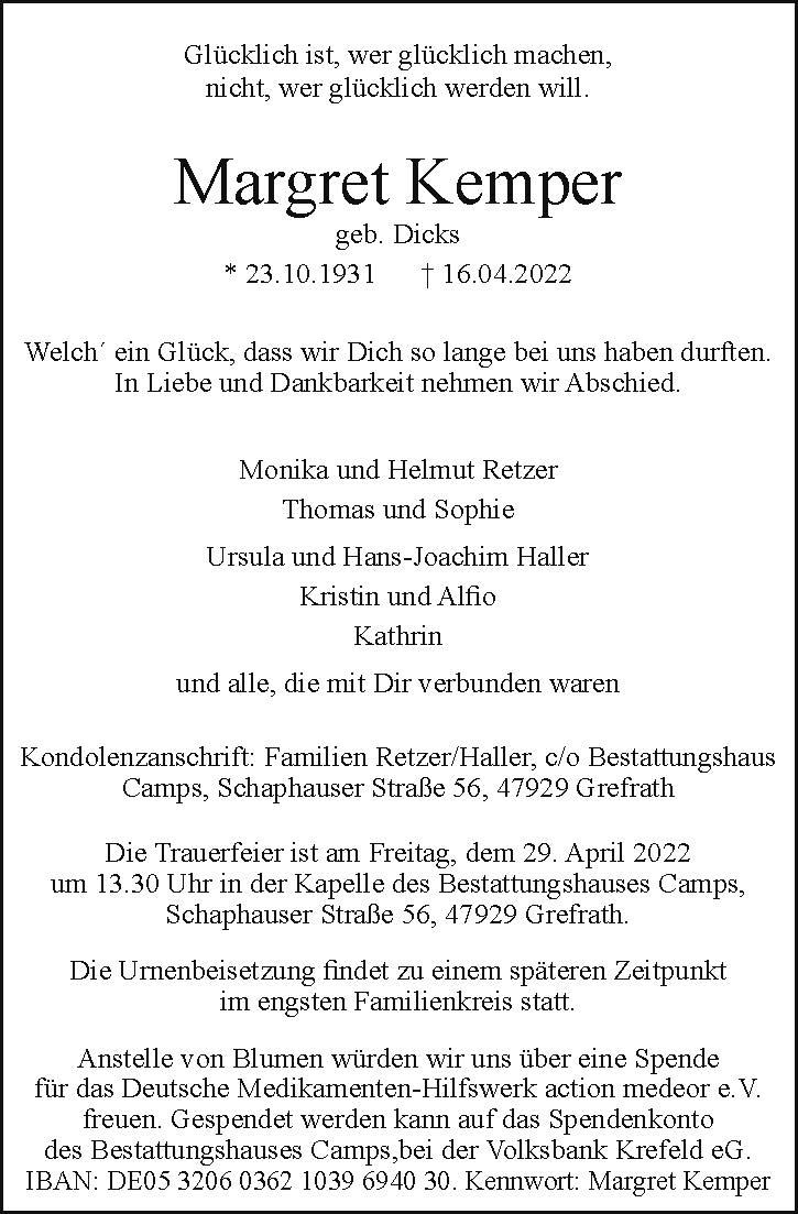 Margret Kemper