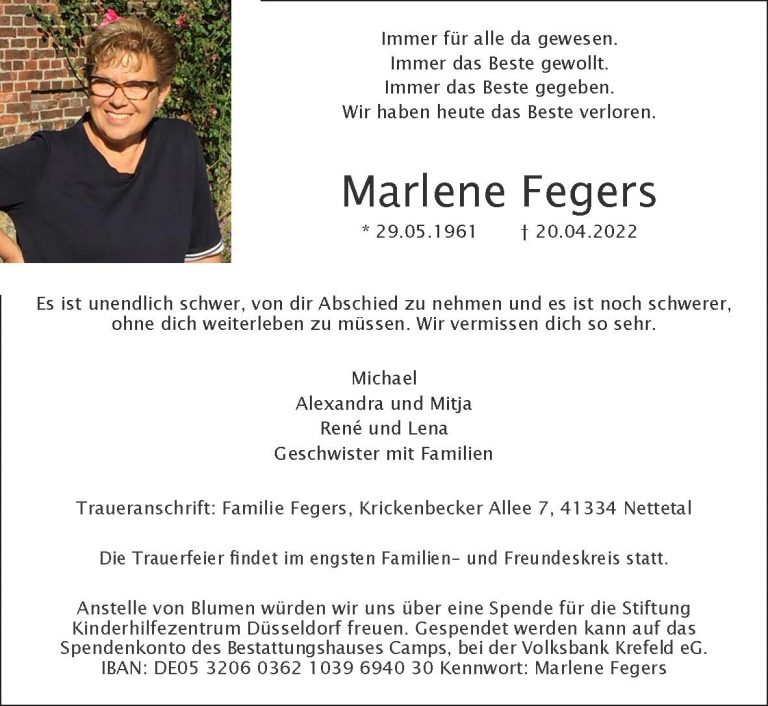 Marlene Fegers