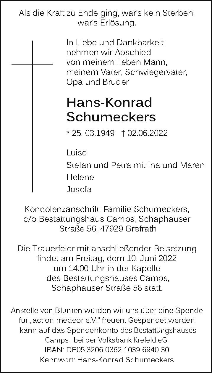 Hans-Konrad Schumeckers