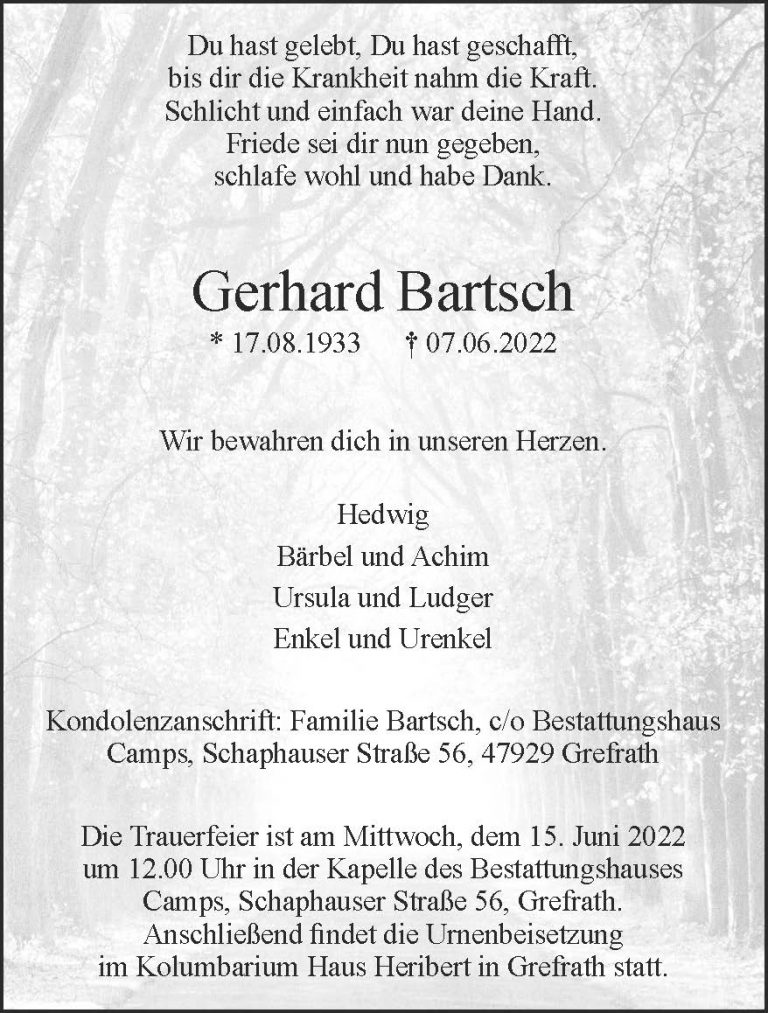 Gerhard Bartsch