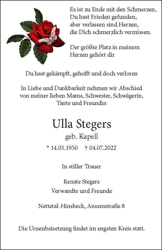 Ulla Stegers