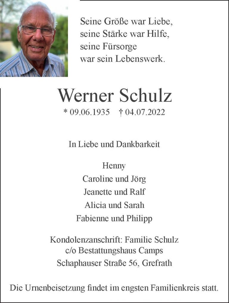 Werner Schulz