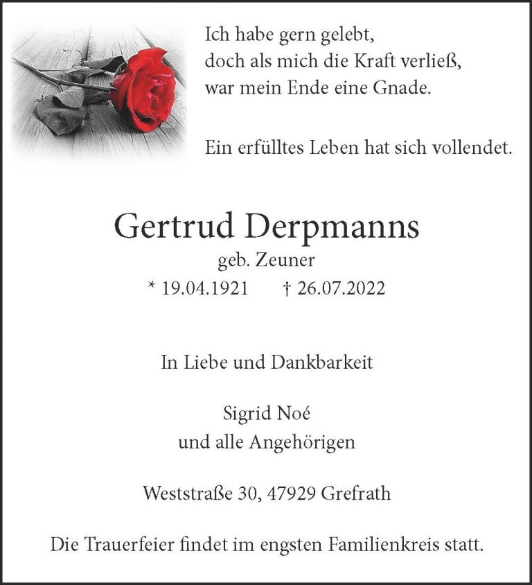 Gertrud Derpmanns
