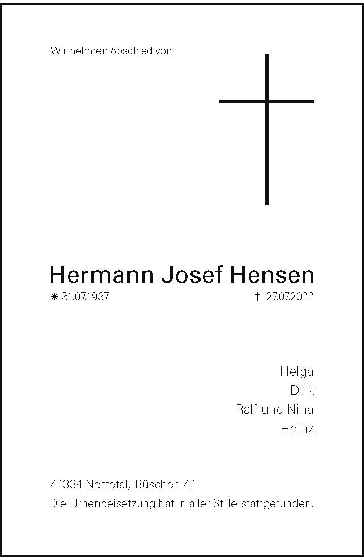 Hermann Josef Hensen
