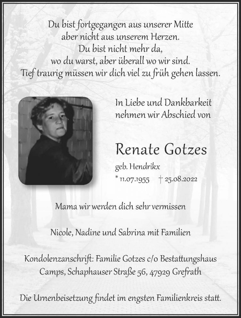Renate Gotzes