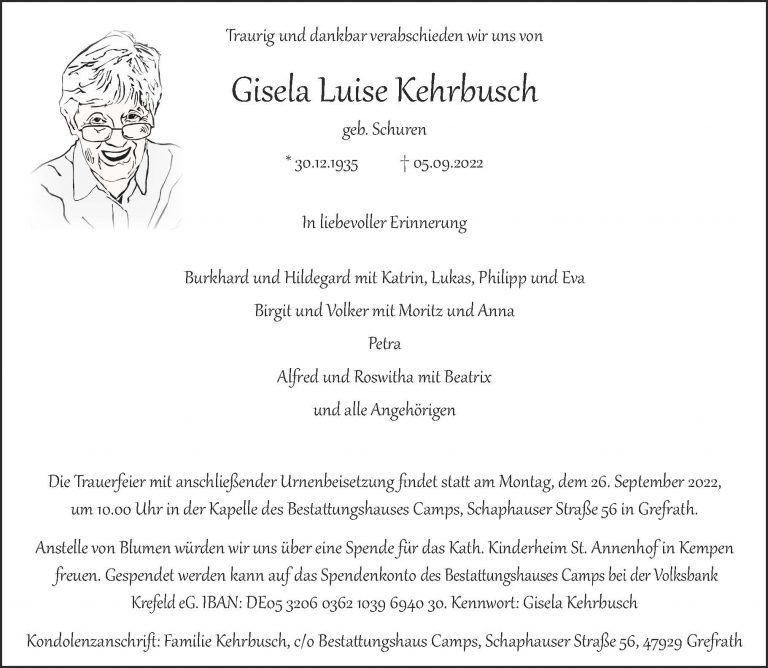 Gisela Luise Kehrbusch