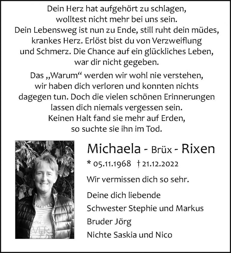 Michaela – Brüx – Rixen