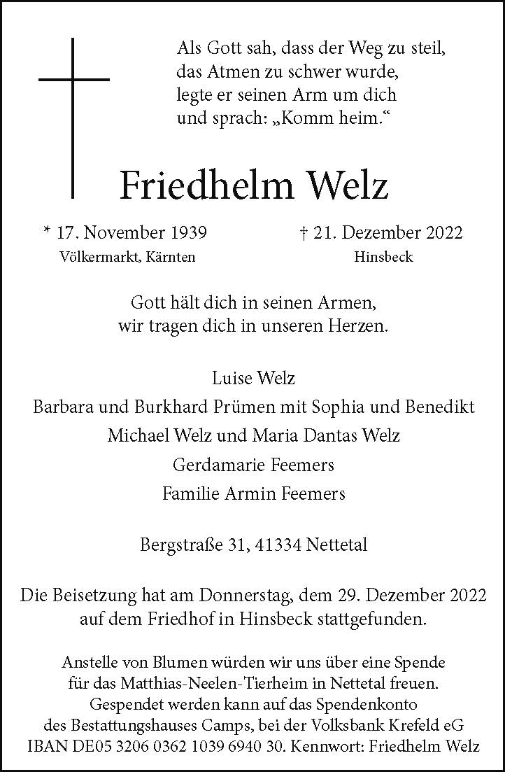 Friedhelm Welz