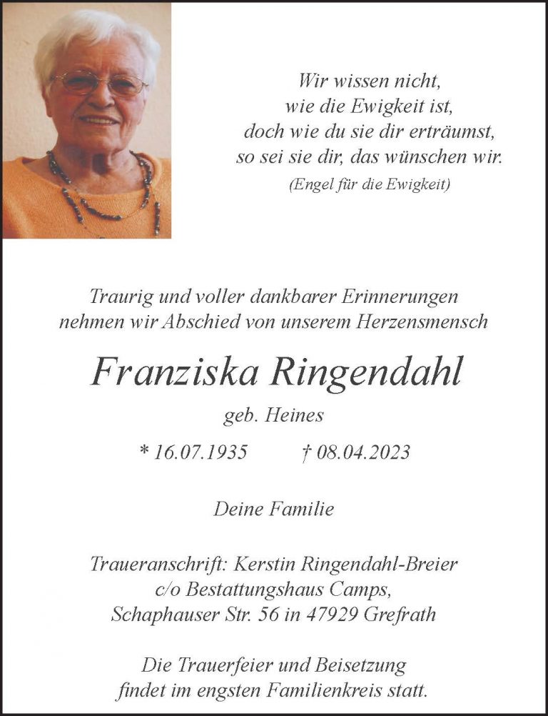 Franziska Ringendahl