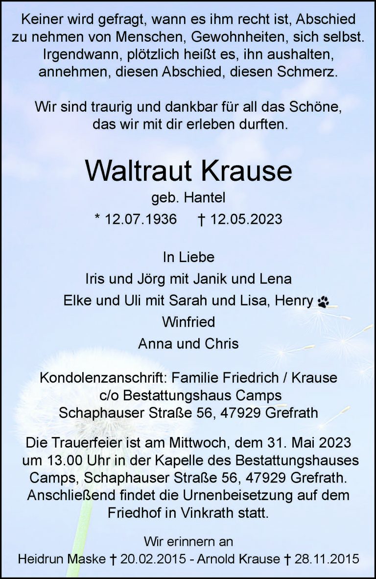 Waltrat Krause
