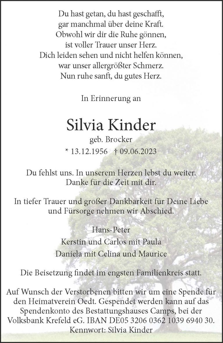 Silvia Kinder