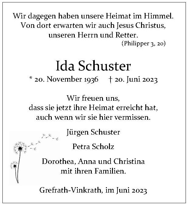 Ida Schuster