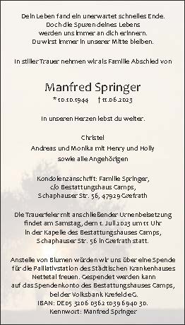 Manfred Springer