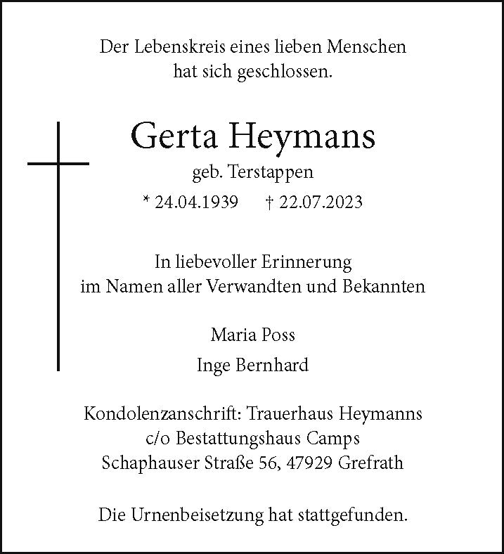 Gerta Heymans