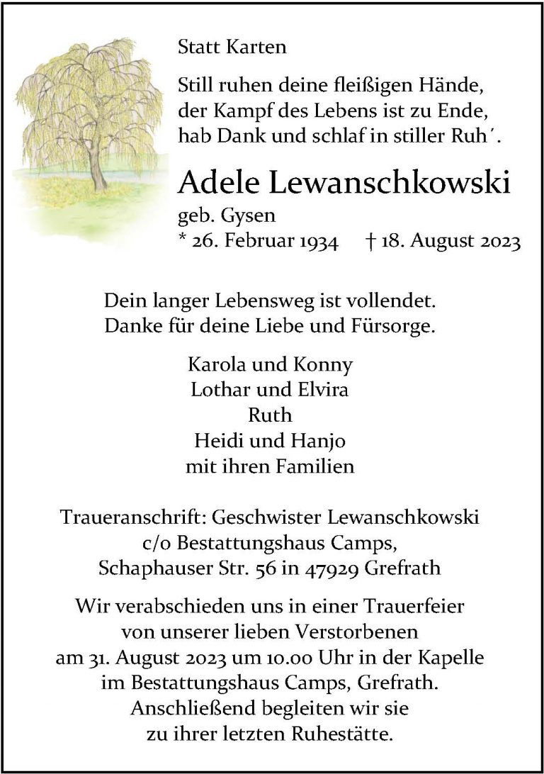 Adele Lewanschkowski