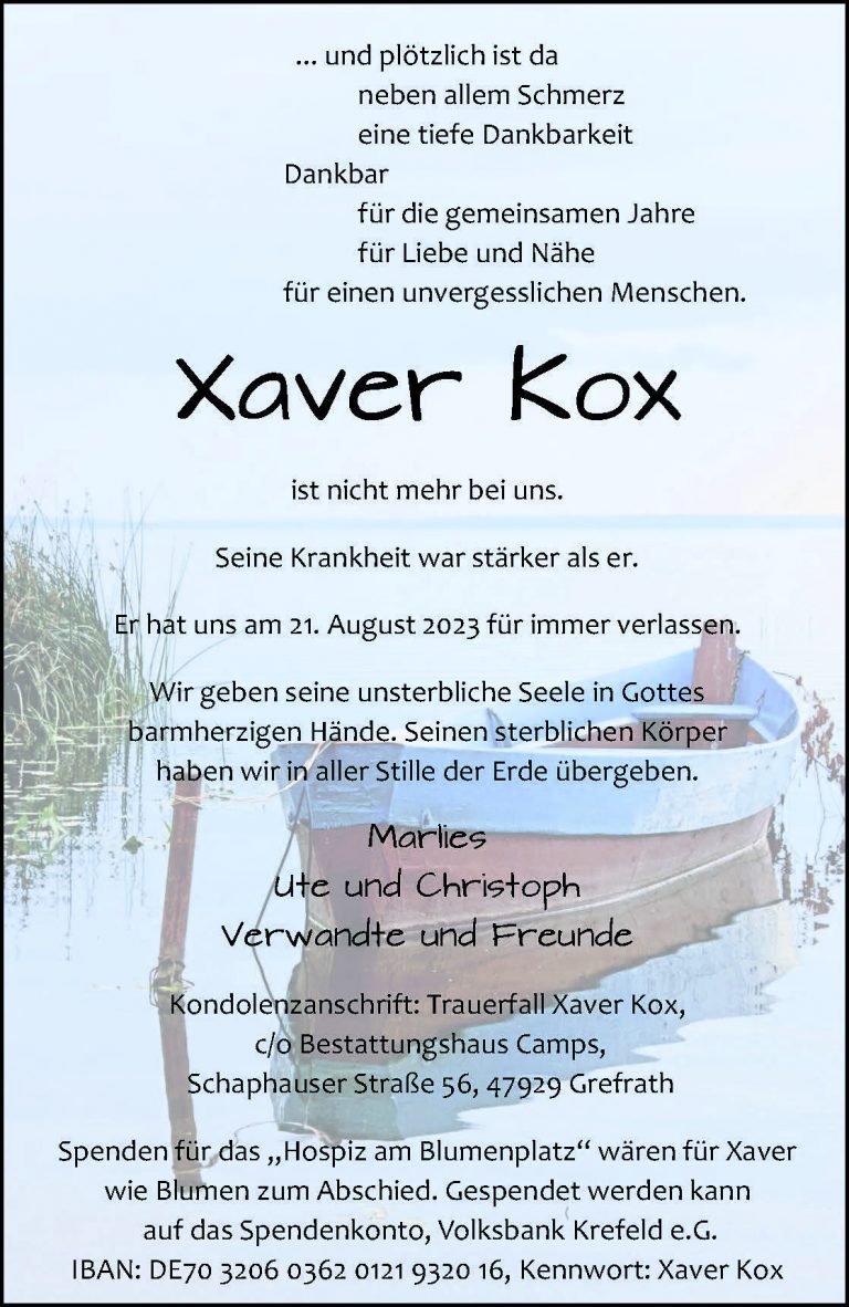 Xaver Kox