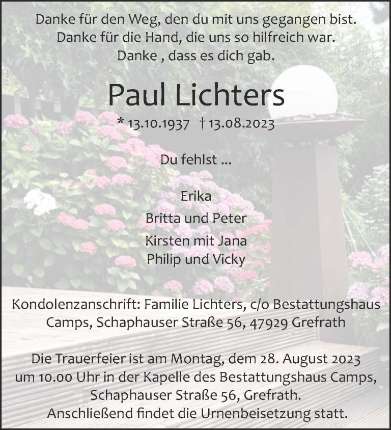 Paul Lichters