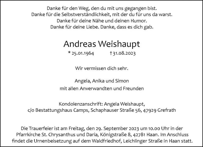 Andreas Weishaupt