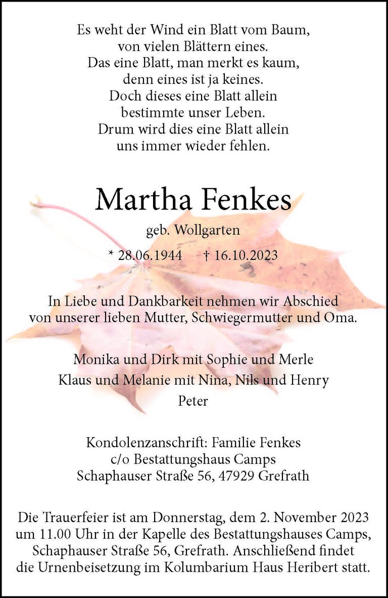 Martha Fenkes