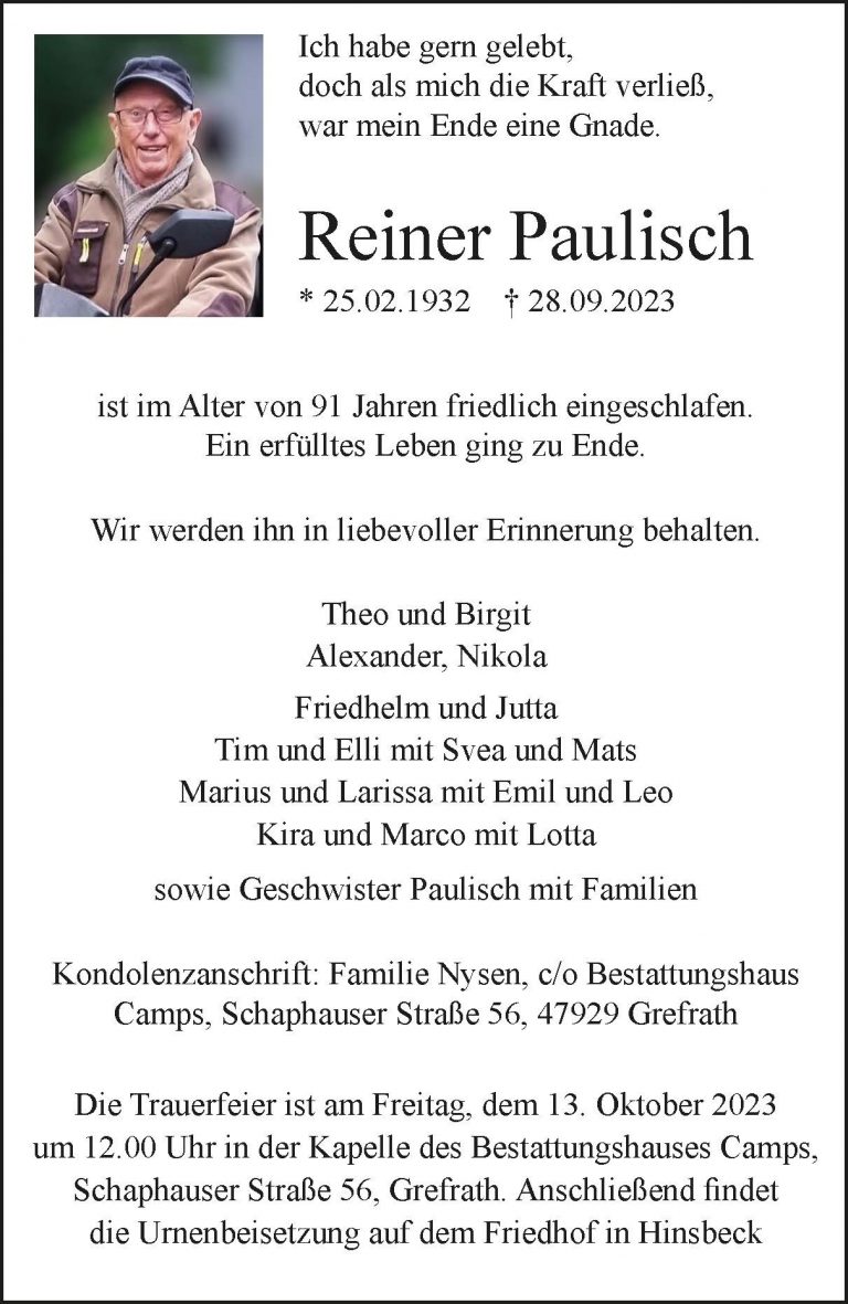 Reiner Paulisch