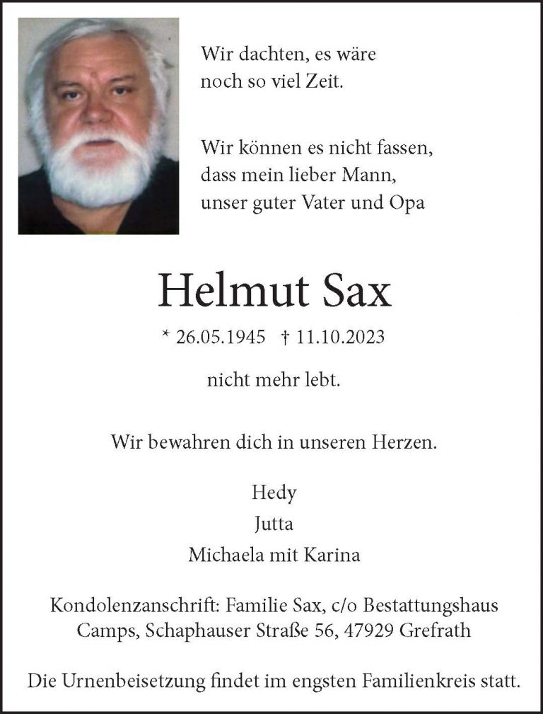 Helmut Sax