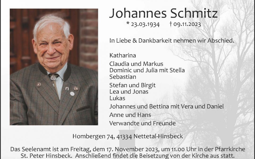Johannes Schmitz Bestattungshaus Camps