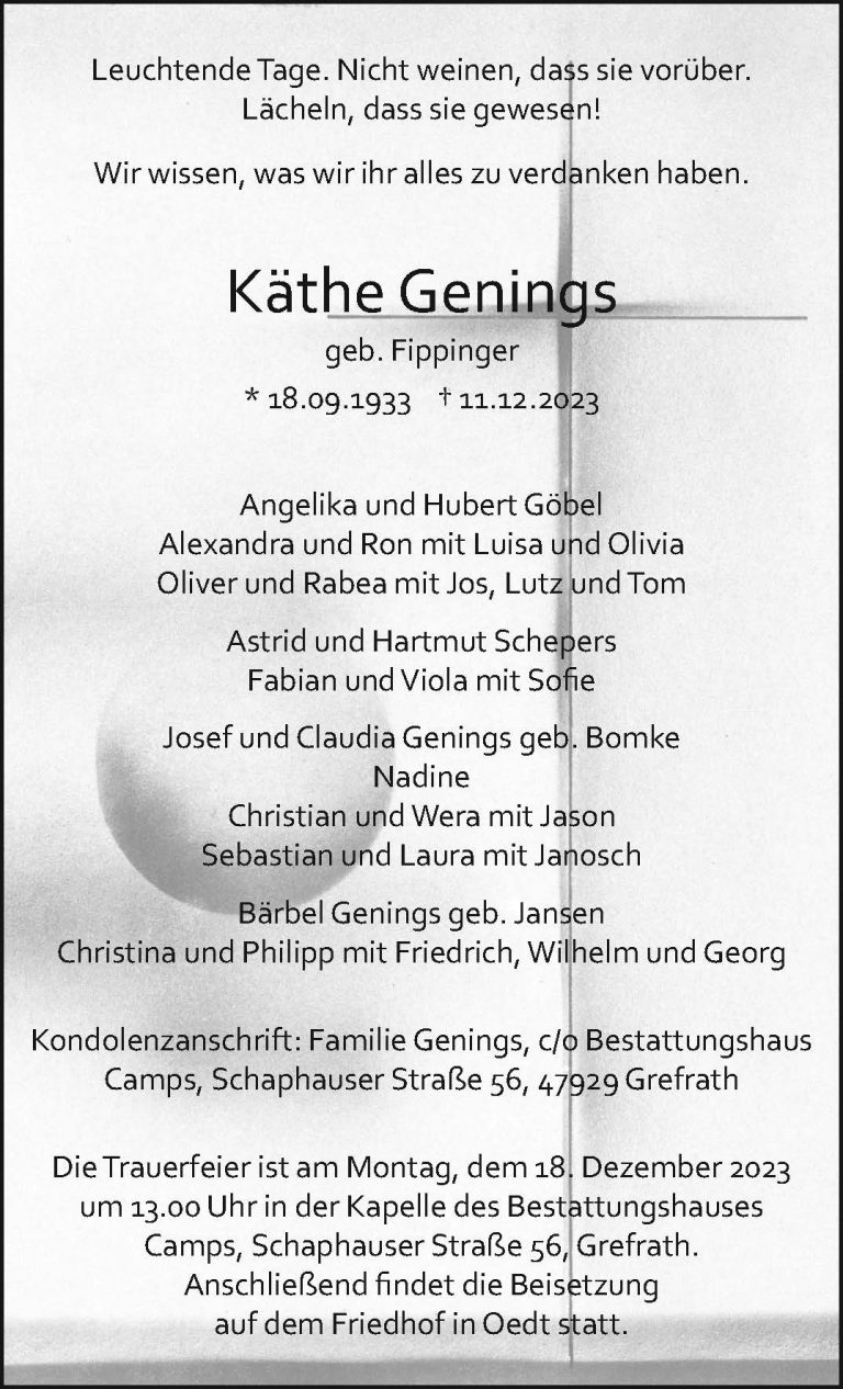 Käthe Genings