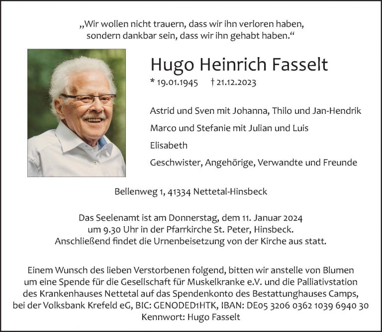 Hugo Heinrich Fasselt