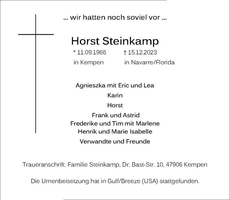 Horst Steinkamp