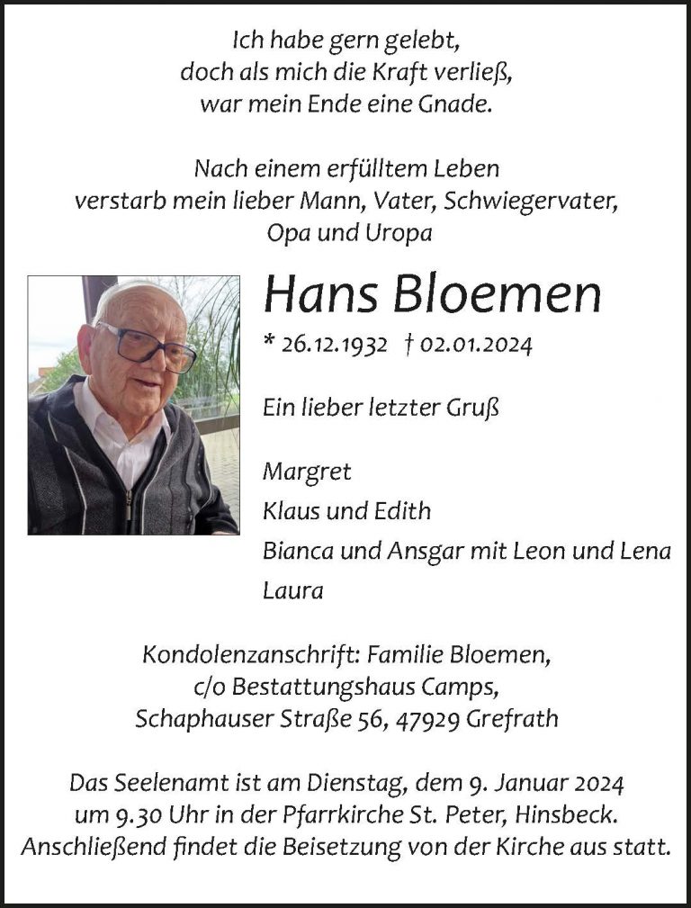 Hans Bloemen