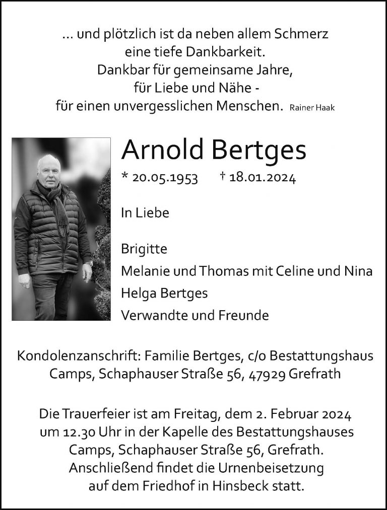 Arnold Bertges