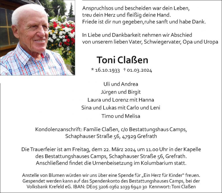 Toni Claßen