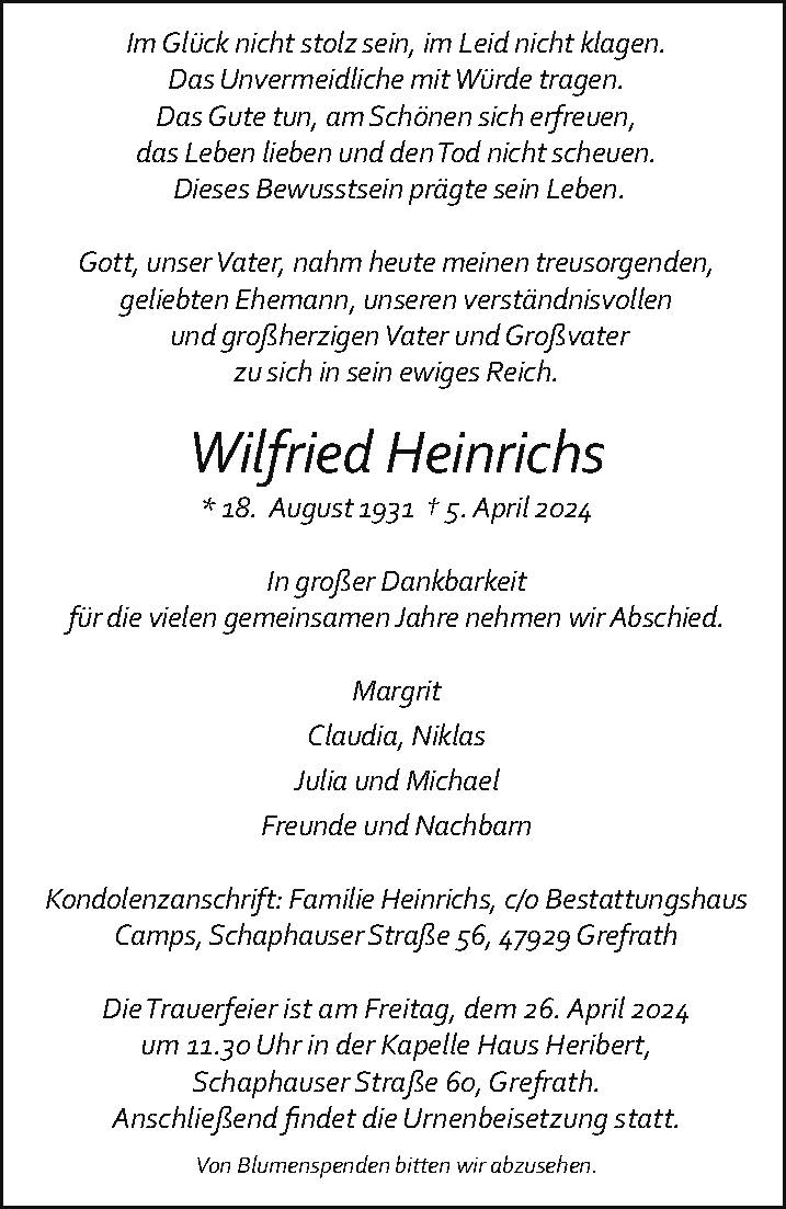 Wilfried Heinrichs