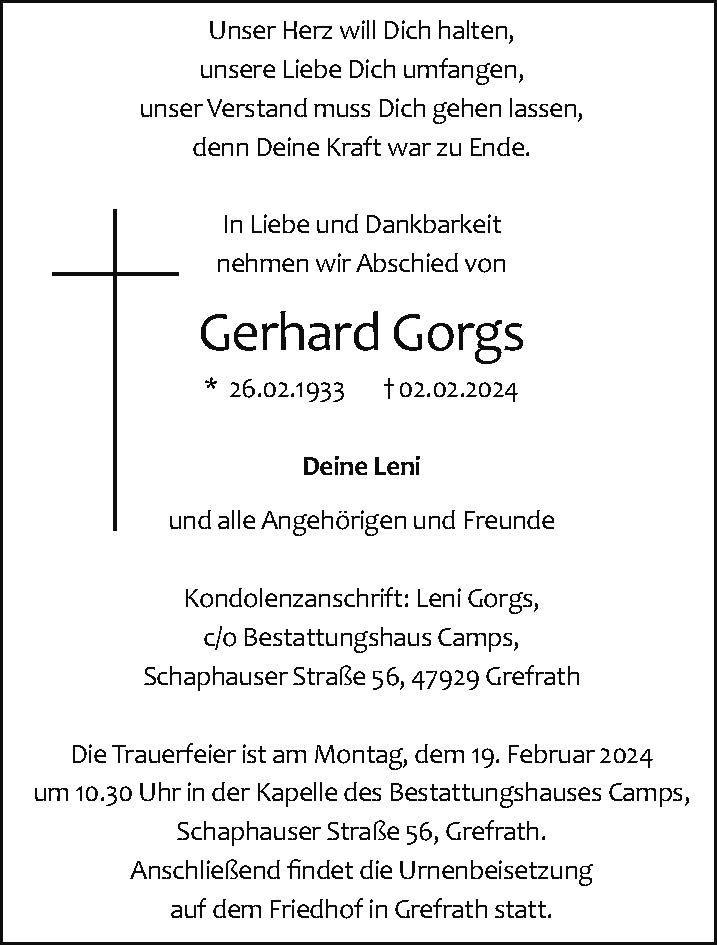 Gerhard Gorgs