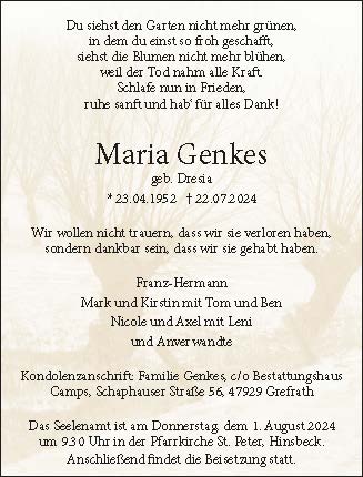 Maria Genkes