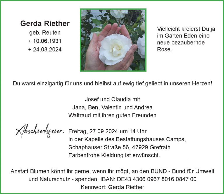 Gerda Riether