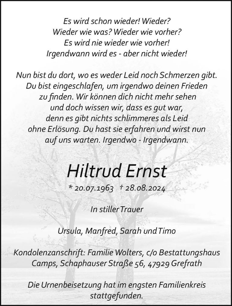 Hiltrud Ernst