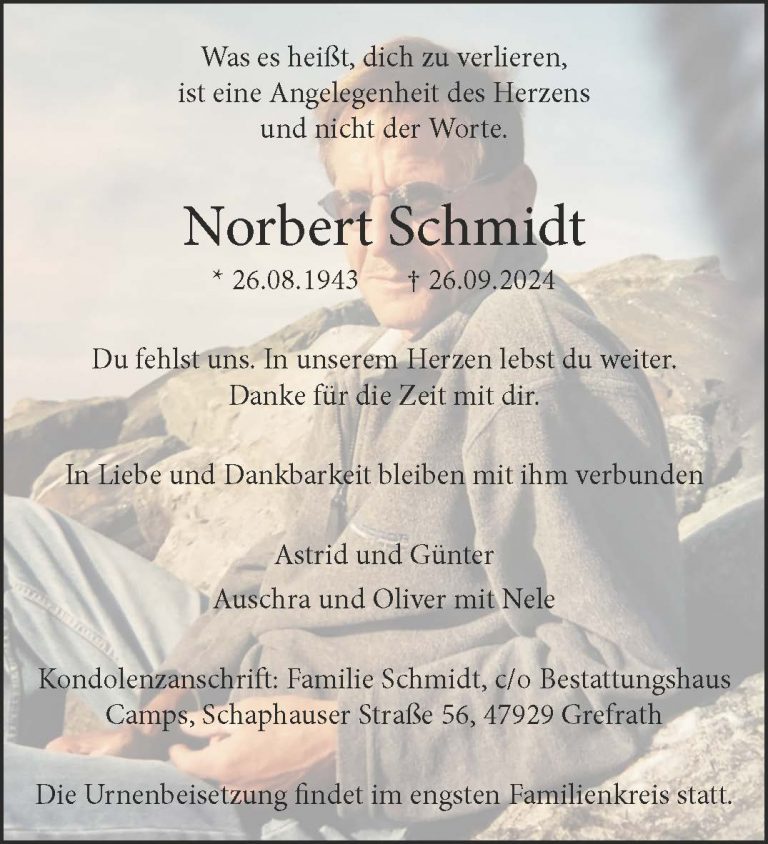 Norbert Schmidt