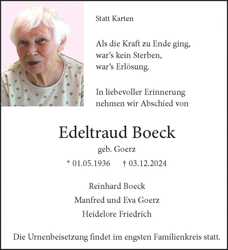 Edeltraud Boeck