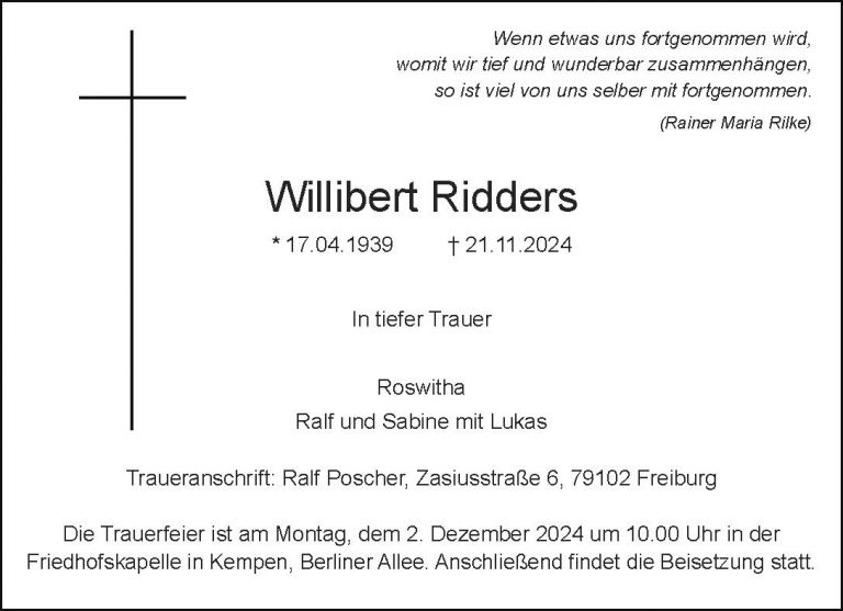 Willibert Ridders