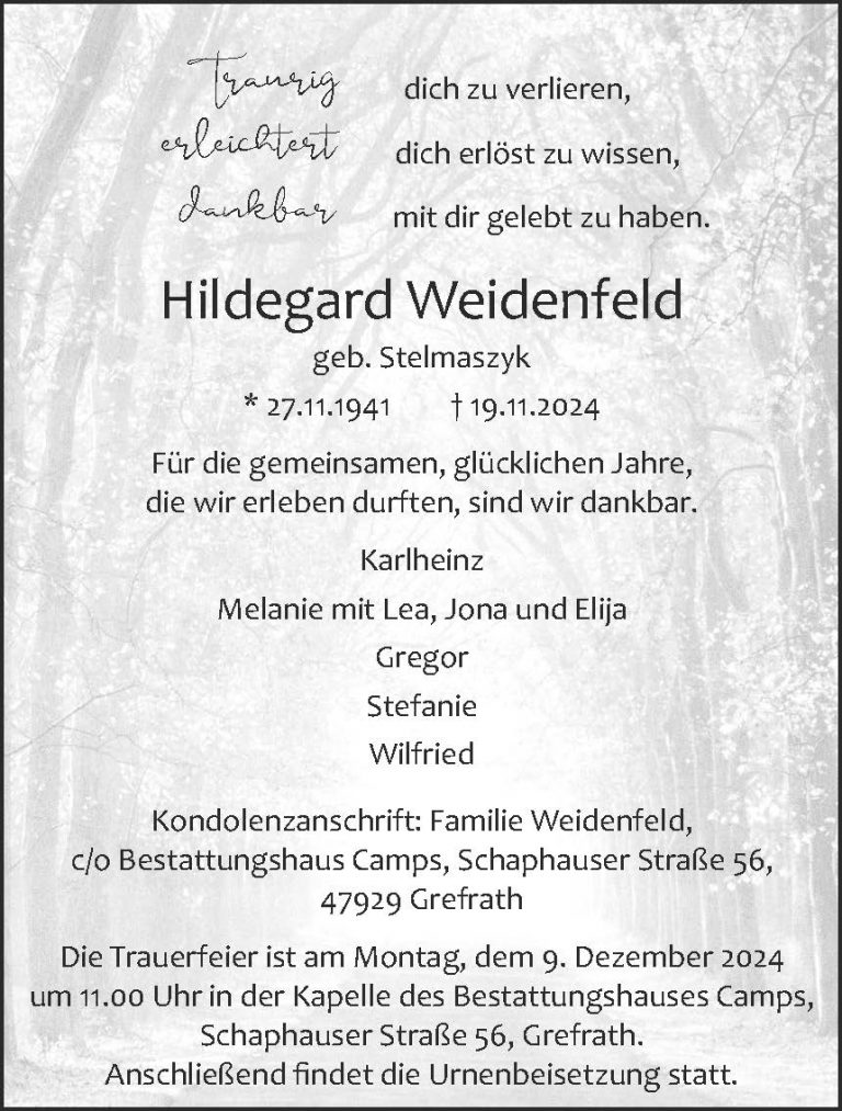 Hildegard Weidenfeld