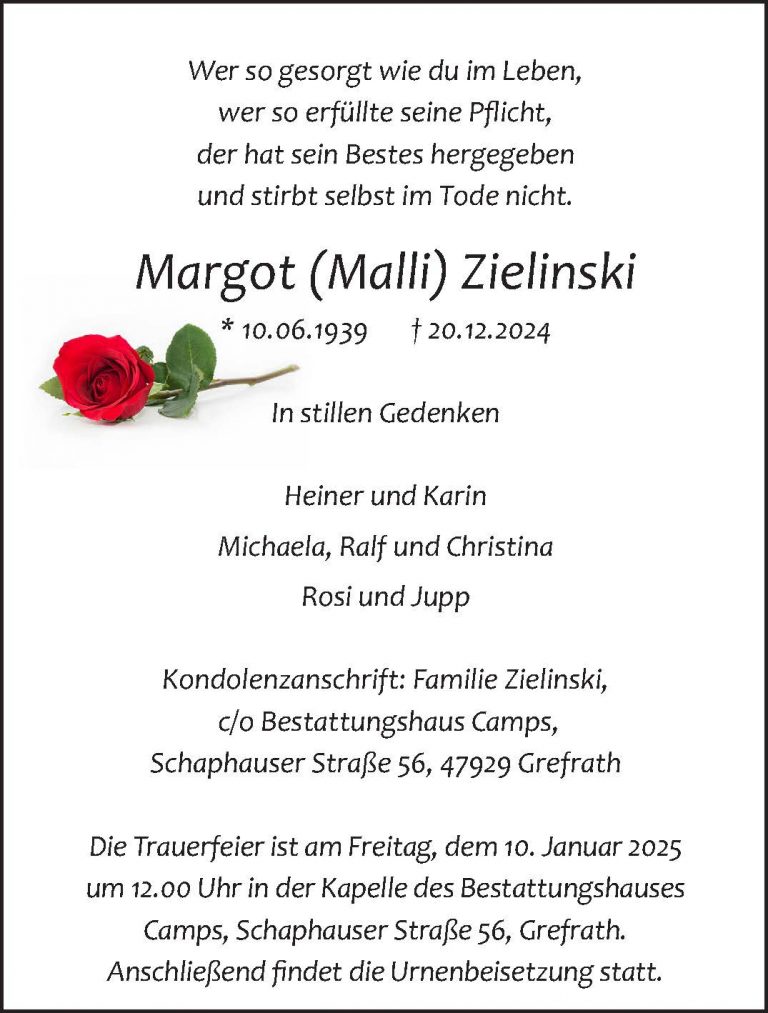 Margot (Malli) Zielinski