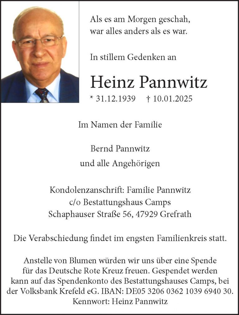 Heinz Pannwitz