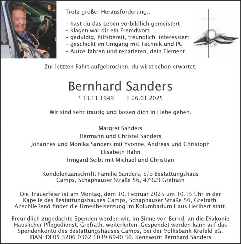 Bernhard Sanders