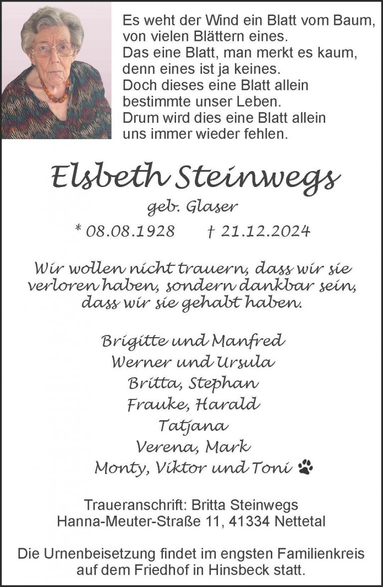 Elsbeth Steinwegs